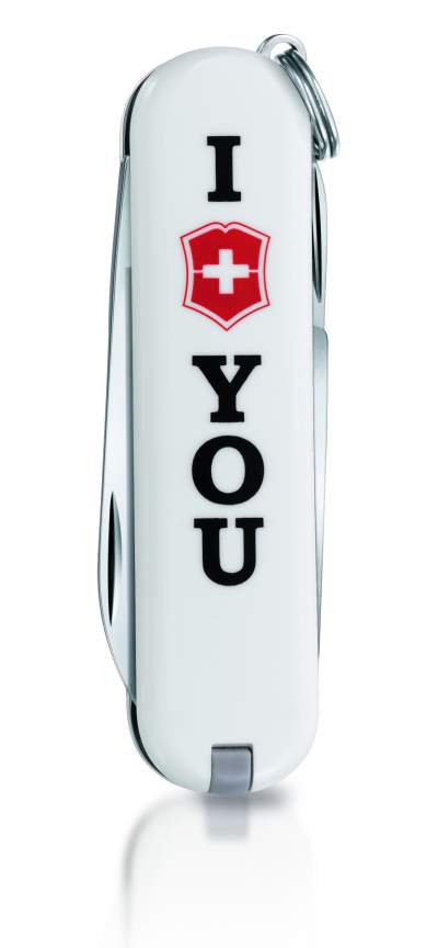 Navaja suiza Victorinox serie Classic THE GIFT, colección I LOVE YOU - Imagen 3