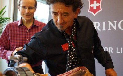 Florencio Sanchidrián, embajador de cuchillos Victorinox