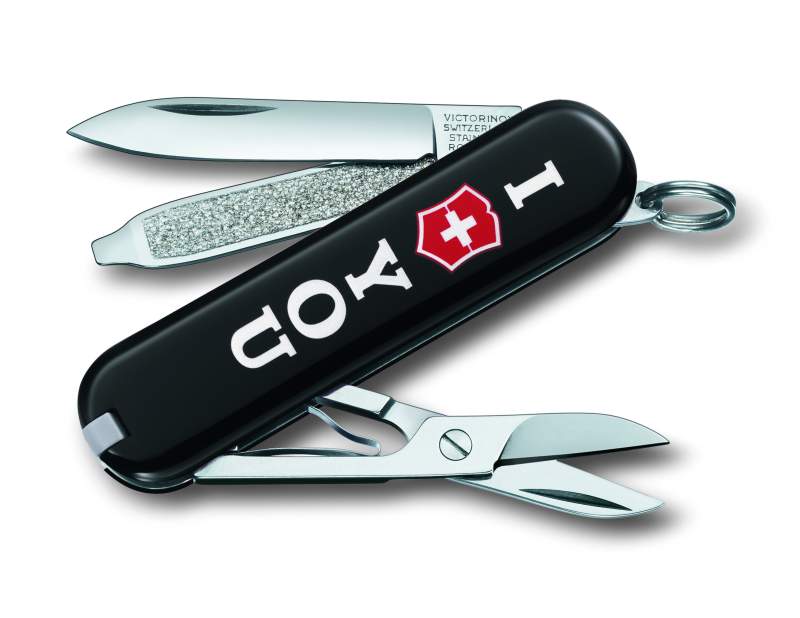 Navaja suiza Victorinox serie Classic THE GIFT, colección I LOVE YOU